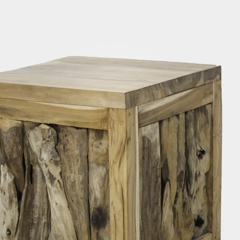 Buy For Sale Roma Natural Teak Wood Display Stool Bench For Living Room ...