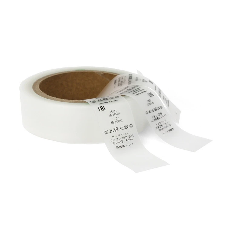 Free Sample hot sale customized Transparent Silicon Soft Tpu Washing Care Labels Manufacturers