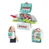 Free sample hot selling backpack box design pretend doctor kids medical kit toy play set