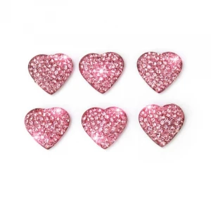 Free Shipping Crystal Bling Bling Heart Shaped Sticker Rhinestone Women Jewelry Accessories Sticker