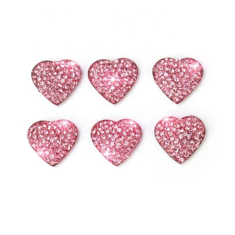 Free Shipping Crystal Bling Bling Heart Shaped Sticker Rhinestone Women Jewelry Accessories Sticker