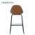 Import French Style lower Backrest Coffee Shop Metal frame Restaurant Bar Chair from China