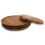 Import Fujian hot Round Acacia Wood Serving Plates cake dish for kitchen from China