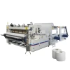 Full automatic small toilet paper production line with toilet single roll packing machine