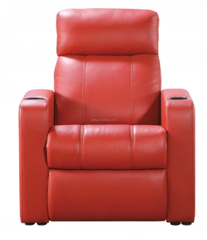 Furniture power recliner sofa leather cinema home cheap theater chair