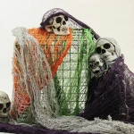 FY White gauze fine sand polyester cotton Halloween decoration haunted house party haunted festival gauze