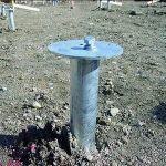 Galvanized Ground Screw Pile Driver for Solar Mounting System with Four Blades