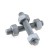 Import galvanized or HDG stud bolt astm a193/a193m grade b6 b6x(AISI 410) from China