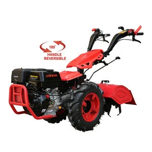 Gasoline Diesel engine two wheel mini farm tractor for agriculture machinery equipment with tiller cultivator