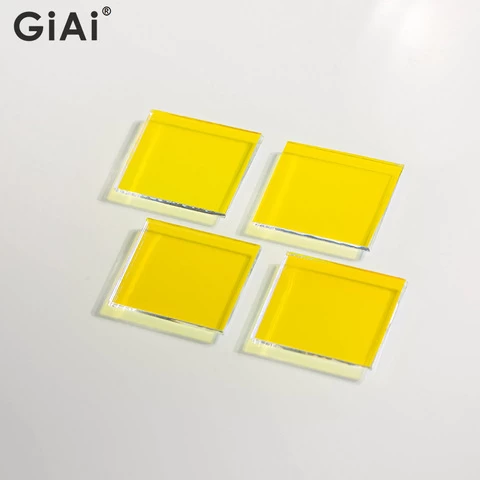 GiAi custom high transmittance IR Cut Filter Dichroic Mirror 0.3-5.0mm Thickness Beamsplitter Glass For DLP pico projection