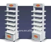 glasses display rack Cosmetics retail shop display fixture wall bay shelf with storage cabinet cosmetics display fixture