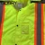 Glory Reflective Waterproof Safety Police Raincoat With Reflective Tape  yellow