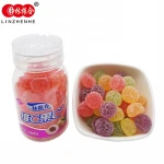 Glucose Vitamin Peach Flavor Gummy Candy Chewy Soft Candy