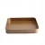 Import Gold and Black Metal Biscuit Baking Pan Non Stick Coating Baking Tray Pizza Cake Tray from China