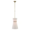 Gold and silver LED single cover living room chandelier Nordic design copper modern luminous lighting hotel