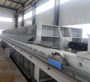 Gold tailing equipment dewatering, plate and frame filter press