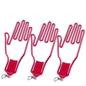 Golf Gloves Holder Rack Dryer Hanger Plastic Stretcher Shaper Tool Bracket Random Color