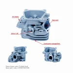 Good performance Spare Parts Engine Parts High Quality Cylinder Heads for 170F/P