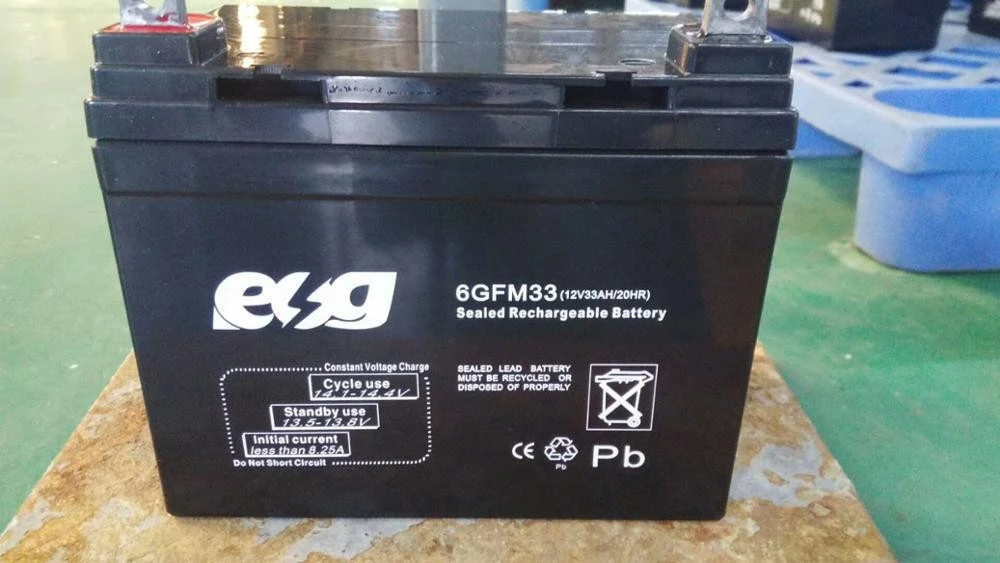 Good power UPS  rechargeable 12v 33ah 34ah 35ah deep cycle sealed gel vrla battery