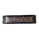 Good quality 6 leds amber led flashing ambulance used car grill light