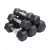 Import Good Quality Cast Iron Fitness Equipment Round Head Rubber Dumbbell from China