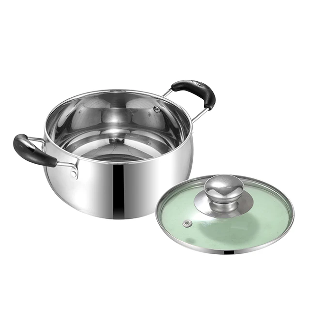 Good Quality Stainless Steel Cooking Pots  Stock Pot Wholesale Soup Pot With Lid