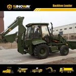 Good selling mini front loader backhoe 4X4 backhoe wheel loader for sale