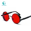 Gothic Steampunk Round Metal Sunglasses for Men Women Mirrored Circle Sun Glasses Brand Designer Retro Vintage Oculos UV400