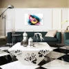GUVIVI Painting room oversized colorful modern Canvas painting wall art fashion beauty women Painting canvas