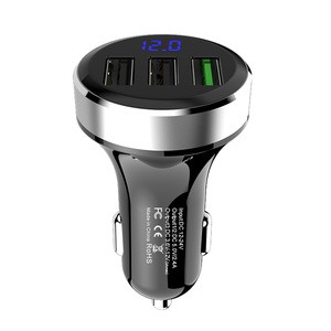 GXYKIT AP03S 3 Port 36W Fast Mini Cigarette Lighter Quick Charge USB Car Charger Compatible with iPhone 11/11 pro/XR/X/XS