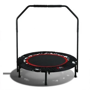 Gym Fitness Exercise Foldable Mini Indoor Kids Trampoline With Handle