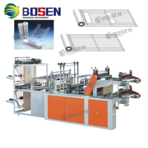 Half Automatic Double Layers Rolling Linkable Bag Making Machine