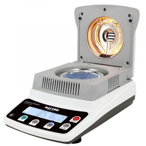 Halogen Lamp Heating Moisture Analyzer / Plastic Particle Halogen Moisture Meter