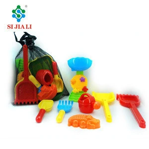 Hand Bag Packing Plastic Sand Beach Boat Set Toys For Kids 8PCS