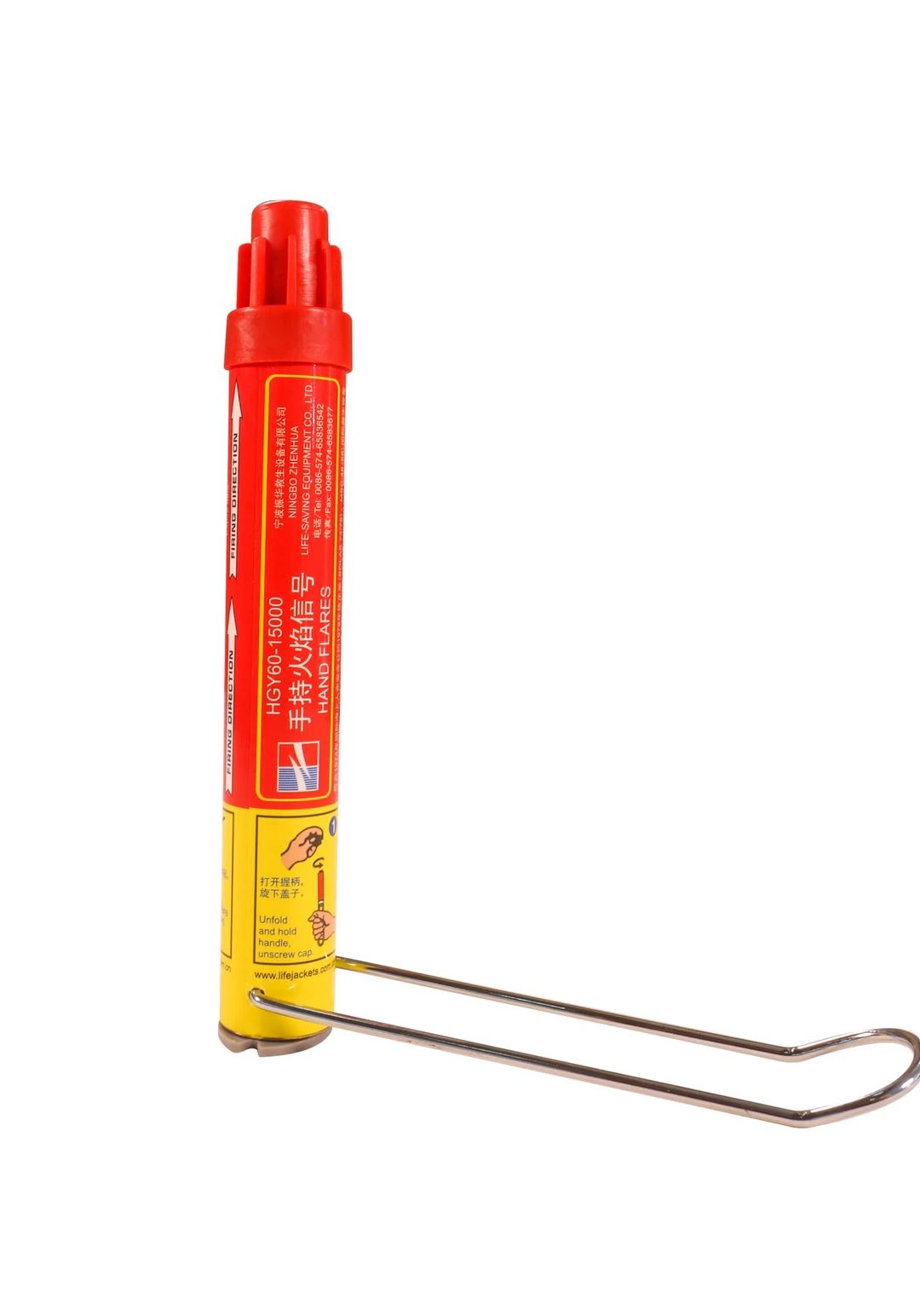 Hand Flare Signal for Life Raft  Pyros CCS certificate  Hand Flare  Pyrotechnics