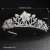 Import Handmade Alloy Water Lead Handmade  Wedding Bridal Crystal Headpiece Tiara Crowns from China