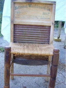 Handmade "Scrubboard" Doll Chair