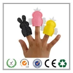 Handmade wholesale felt finger puppet with animal custom