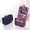 Hanging makeup case toiletry portable organizer travel waterproof cosmetic bag