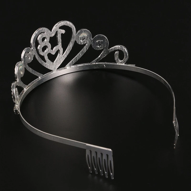 Happy Birthday 18th Rhinestone Tiara Crown