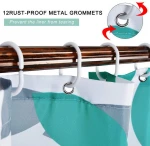 HD printing waterproof and mildew proof Bath shower curtain L617A108