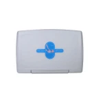 HDPE Plastic Baby Wall Mounted Changing Station Portable Baby Diaper Changing Station for Public Place Toilet