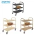 Import Heavybao Kitchen Storage Trolley Stainless Steel Serving Cart Catering Hotel Trolley with Locking Wheels from China