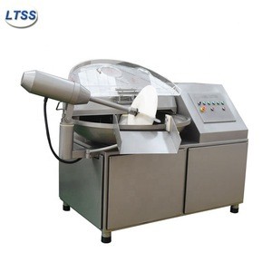 High capacity 304 stainless steel automatic vacuum bowl cutter / vacuum meat chopper mixer