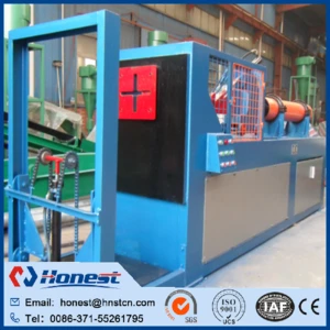 High capacity waste tire recycling line / steel wire drawing machine