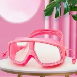 High Definition Silicone Strap Swimming Goggles with Earplugs Waterproof Kids Diving Glasses for Swimming & Diving