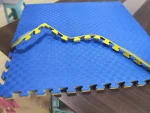 High density 1mx1m Martial Arts Mats 4Cm Colorful Puzzle Mat Eva Foam Floor Mat with good quality