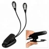 High power rechargeable Flexible led clip on reading battery powered book light