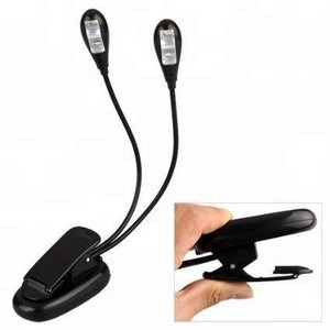 High power rechargeable Flexible led clip on reading battery powered book light