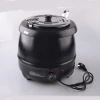 High Quality 10L electric soup kettle warmer pot with stainless steel inner pot and ABS case chafing dish for soup warmer